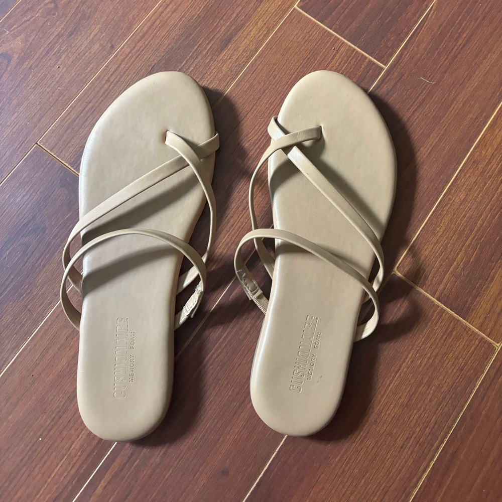 Tan sandals